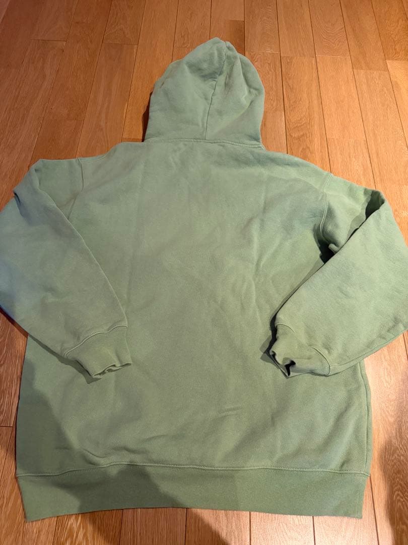 DIME 刺繍ロゴ　スウェット　フードパーカー　M