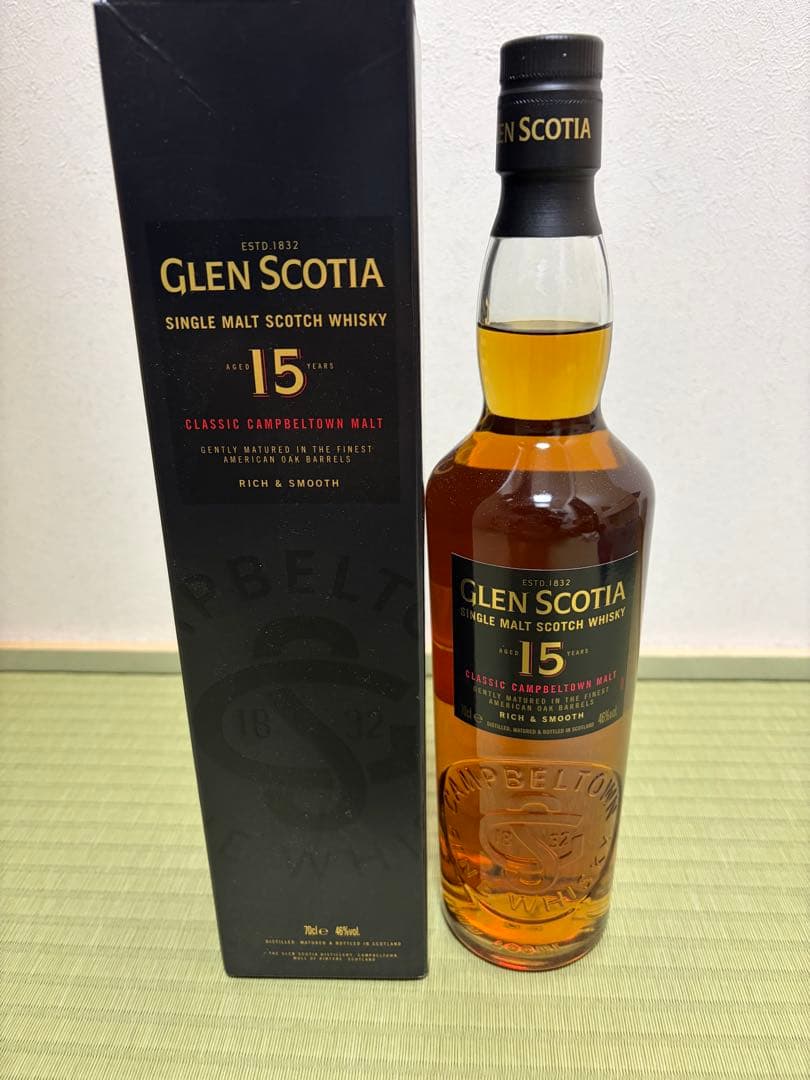 Glen Scotia 15年 シングルモルトウイスキー 700ml
