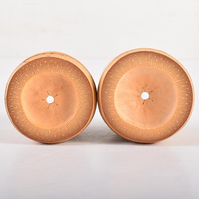 茶道具　黒田正玄作　松竹梅蒔絵　竹蓋置　一双　淡々斎極め箱　M　R8489