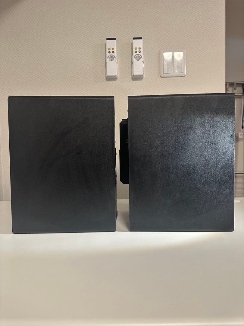 「B」Yamaha HS7 ブラックペア インシュレーター＆スタンド付き