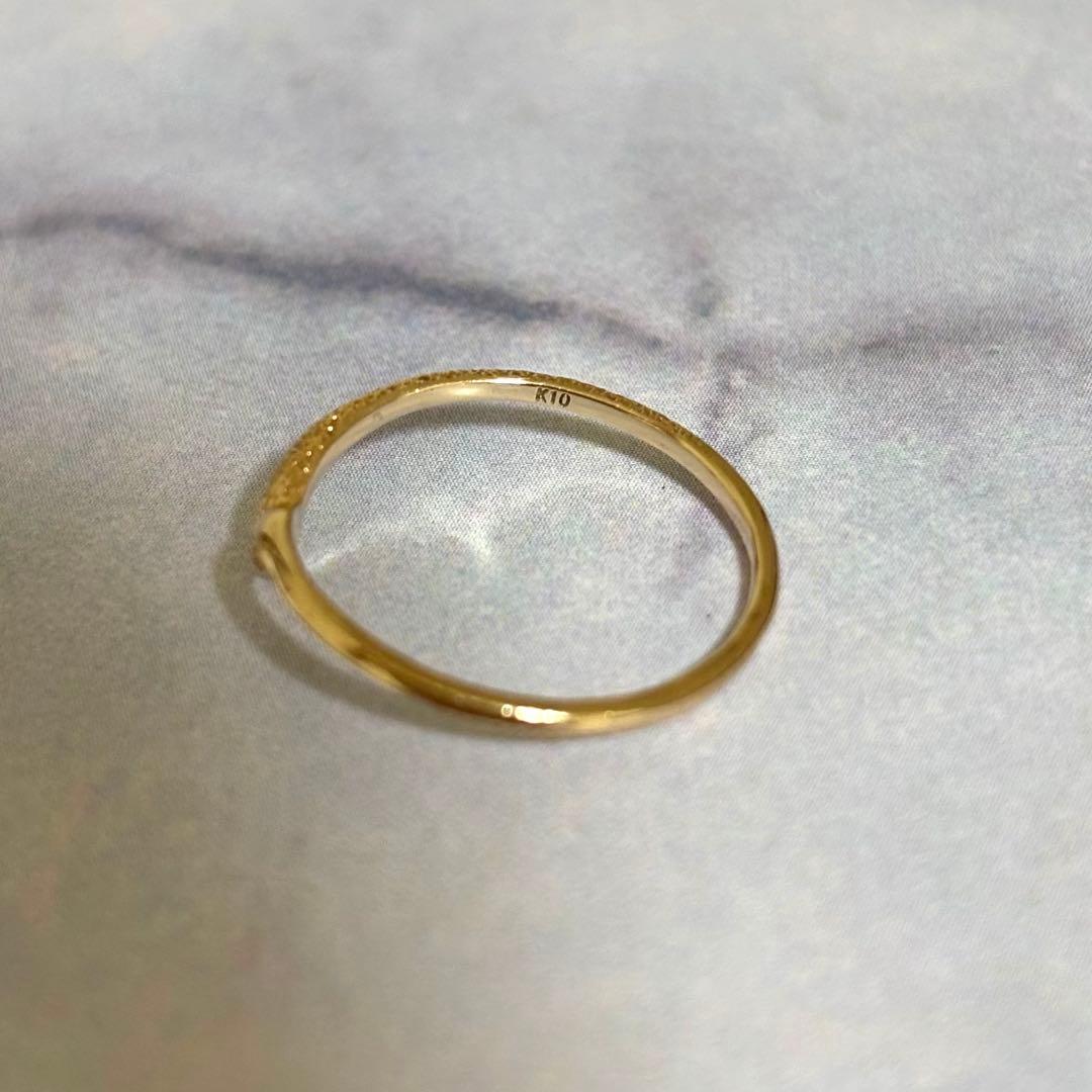 NOJESSノジェスk10 ダイヤモンド リング 7号