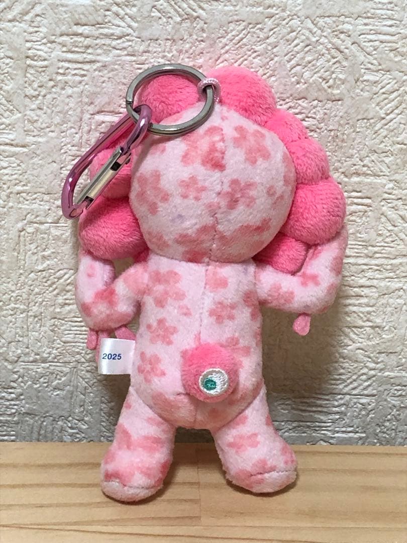 関西万博 Expo2025 桜ミャクミャク カラビナ付きマスコット