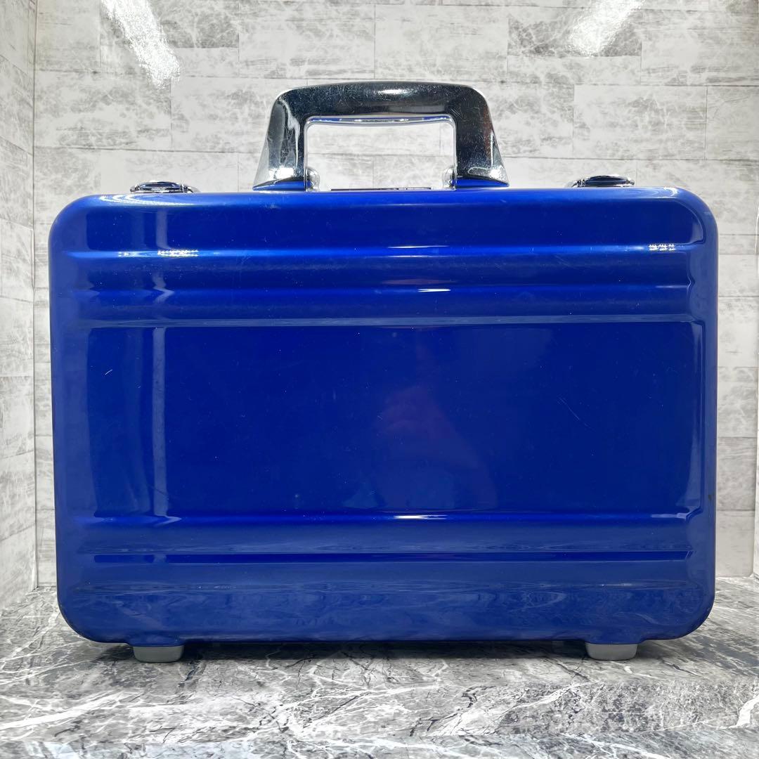 【レアカラー】 ゼロハリバートン アタッシュケース ダイヤルロック ブルー A4