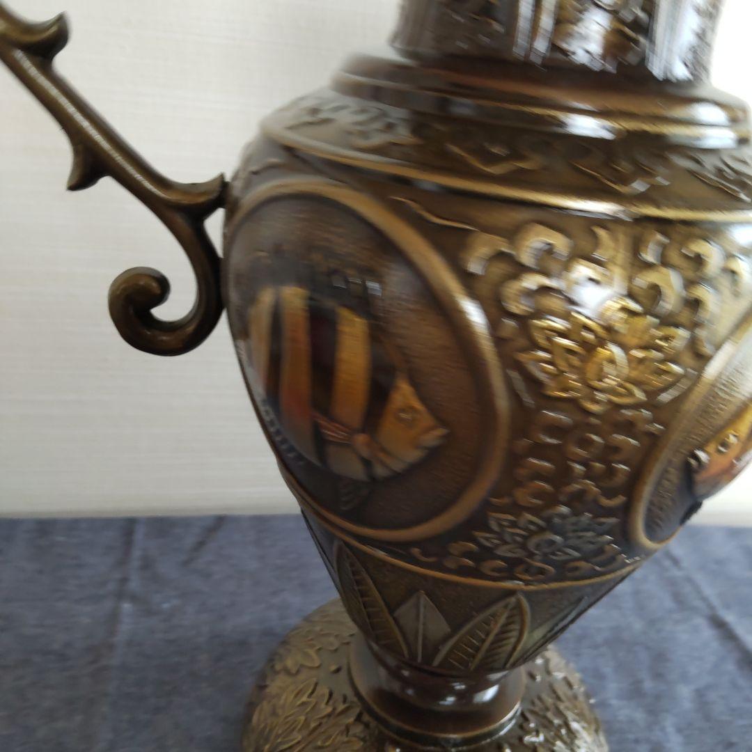 村田宏 伝統工芸品 花瓶 壺 置物 美術鋳物 骨董品