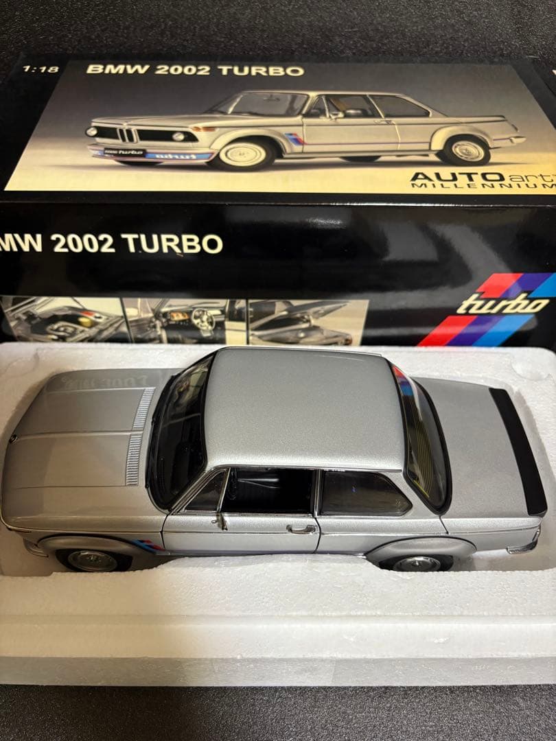 AUTO art 1/18 BMW 2002 TURBO シルバー マルニターボ