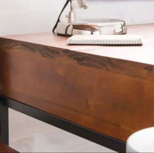 【フリッツ】天然木パイン材デスク ＋シェルフ