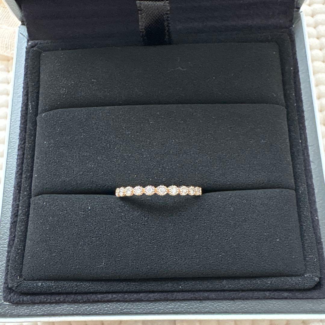 agete K10 ダイヤモンドリング