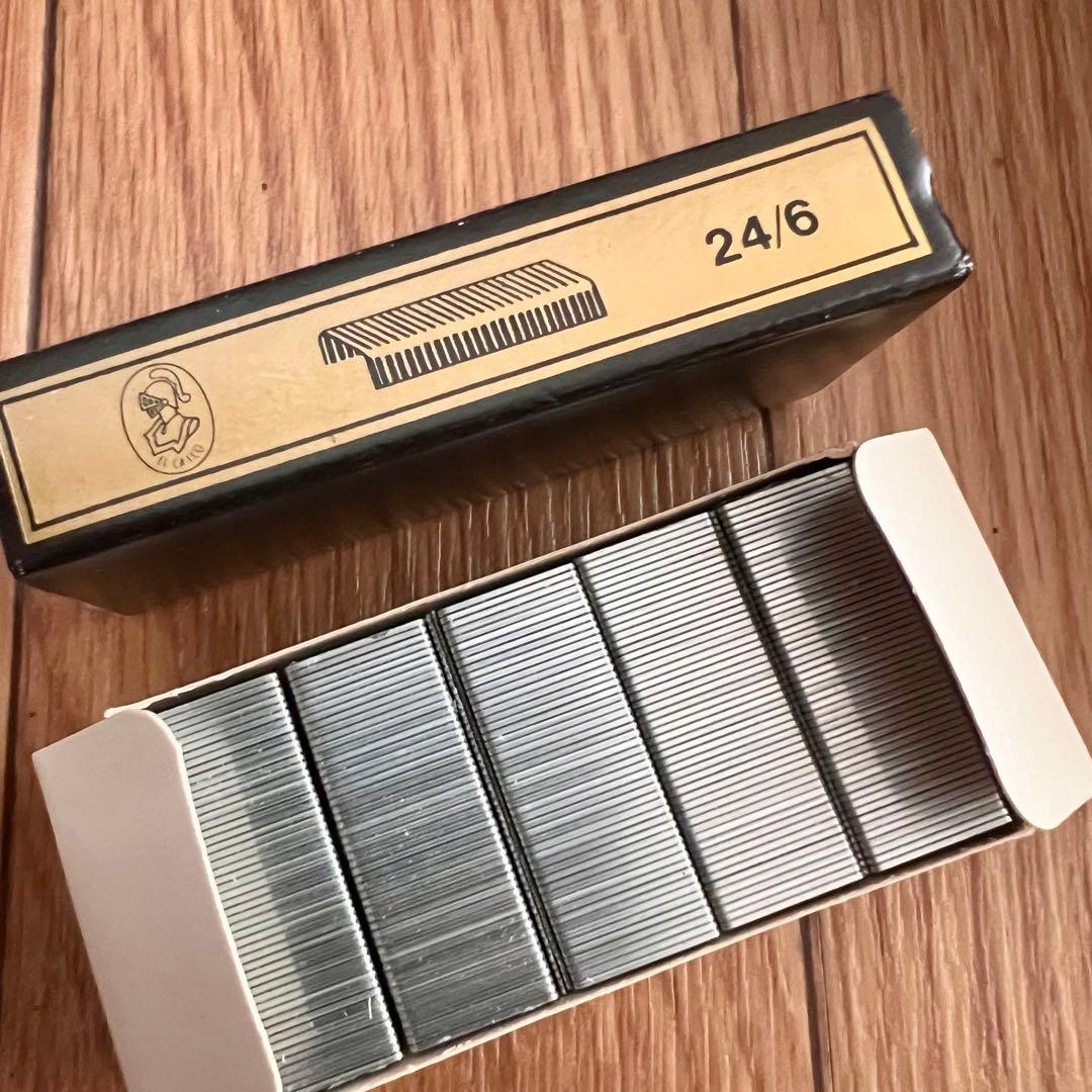 美品 スペイン製 エルカスコ 23KT ホッチキス ゴールド 18金 24金