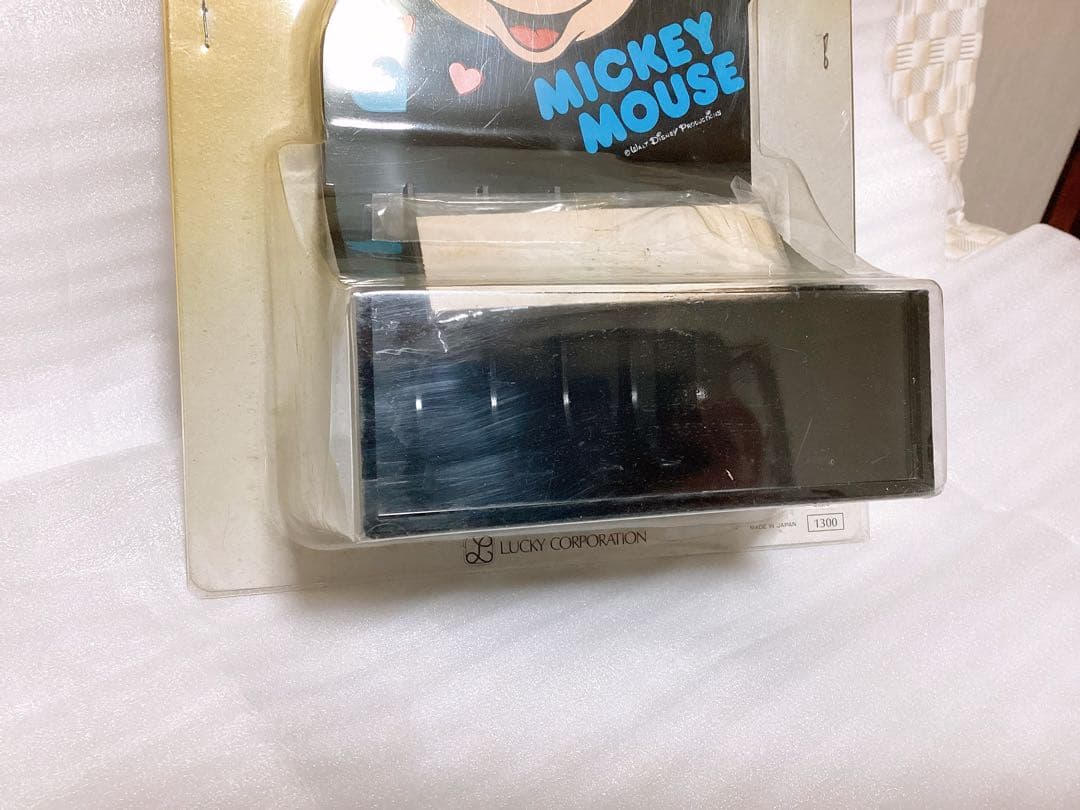 昭和レトロ ❤︎ミッキーマウス❤︎ カーカセットフォルダー 未使用・未開封 レア