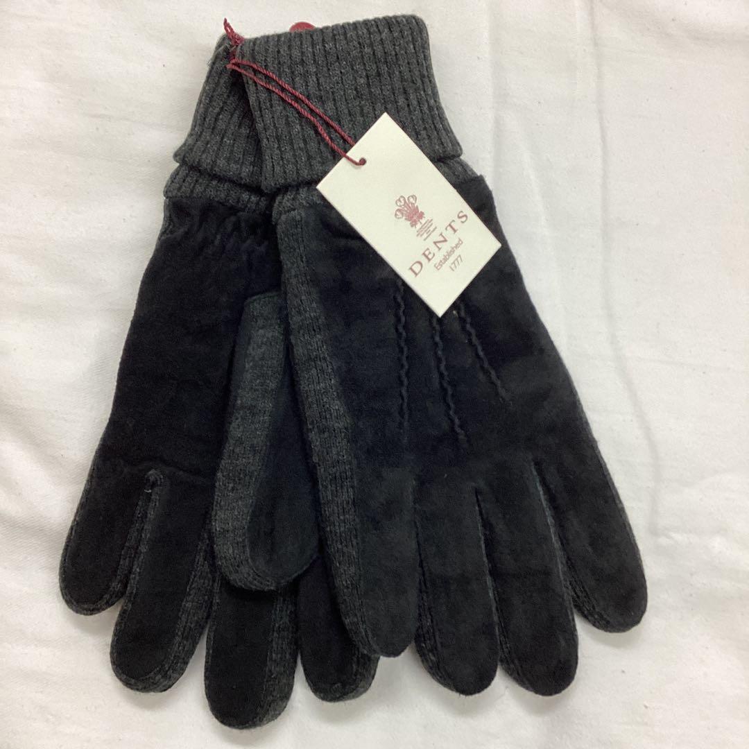 未使用　DENTS メンズ　　手袋　ムートン
