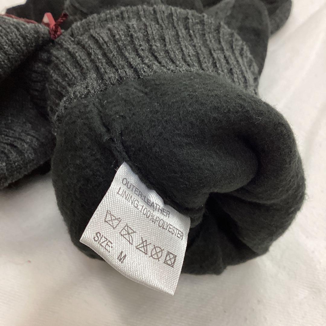 未使用　DENTS メンズ　　手袋　ムートン