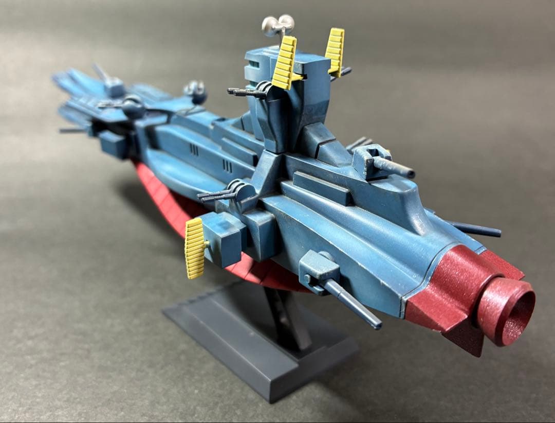 ガンプラ旧キット　サラミス改　塗装済み完成品