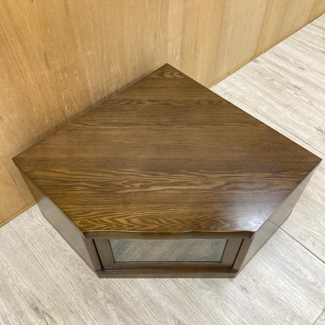 【カリモク】コーナーテレビ台　テレビボード　収納付