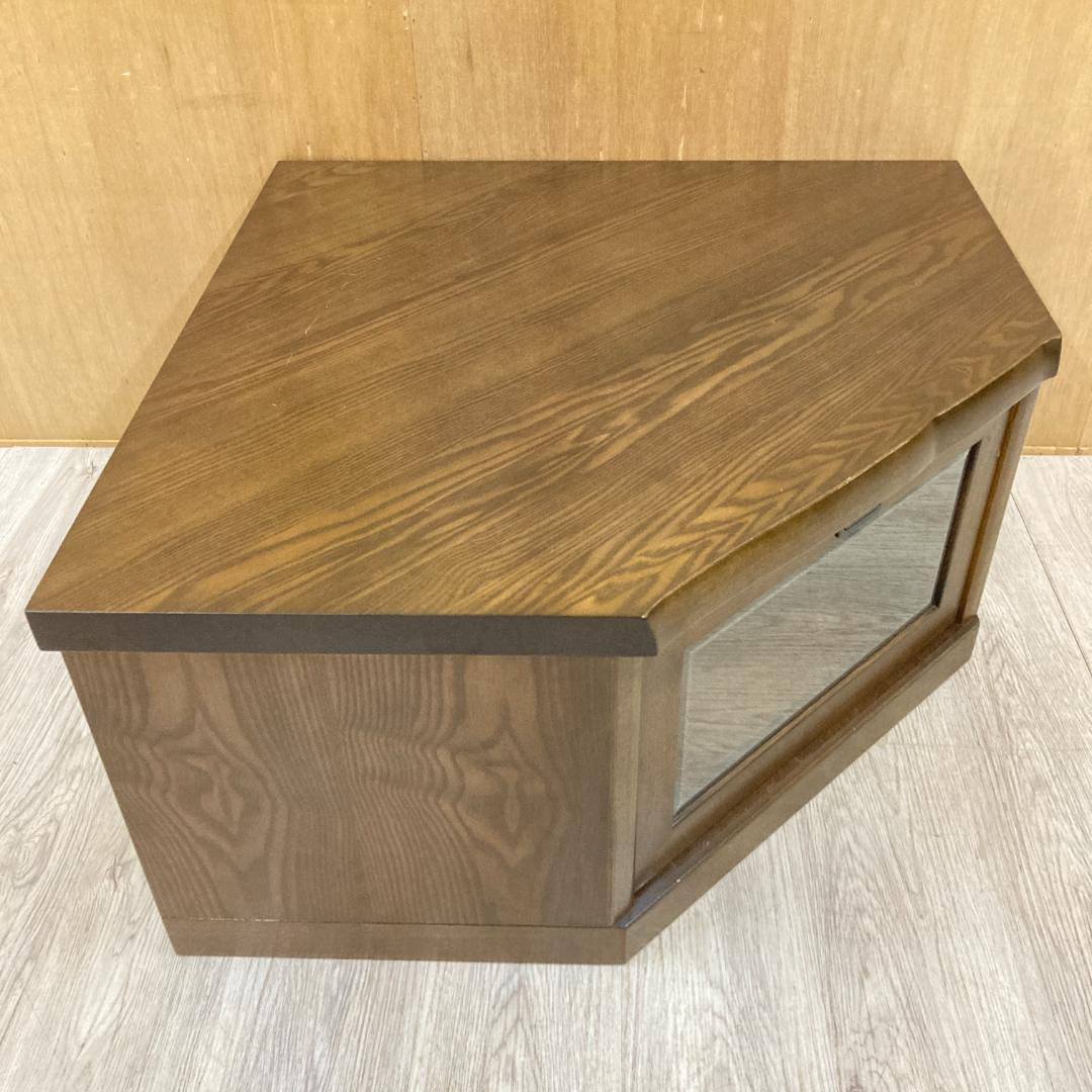 【カリモク】コーナーテレビ台　テレビボード　収納付