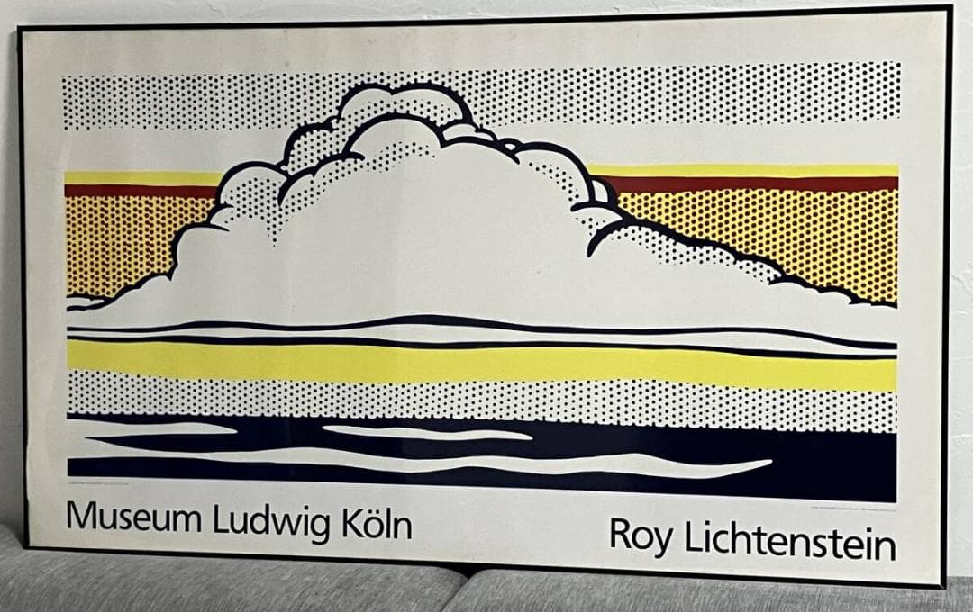 ロイ・リキテンスタイン 雲と海ポスター 70×120