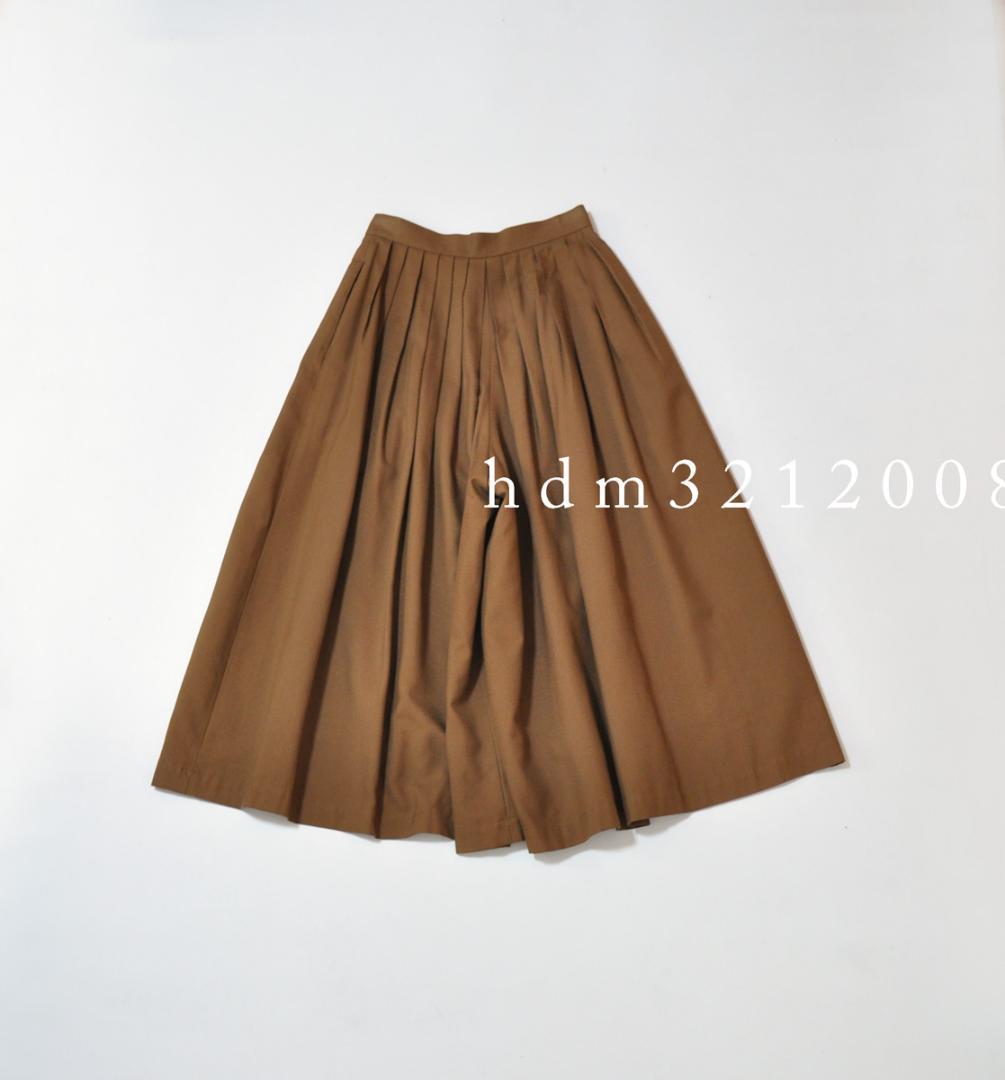 ミナペルホネン コットンシルクジョーゼットプリーツキュロット