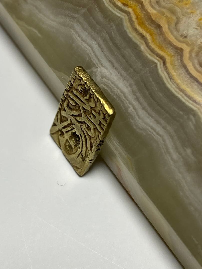 古銭、元文一分金、貨幣、金貨、綺麗TAKEです。