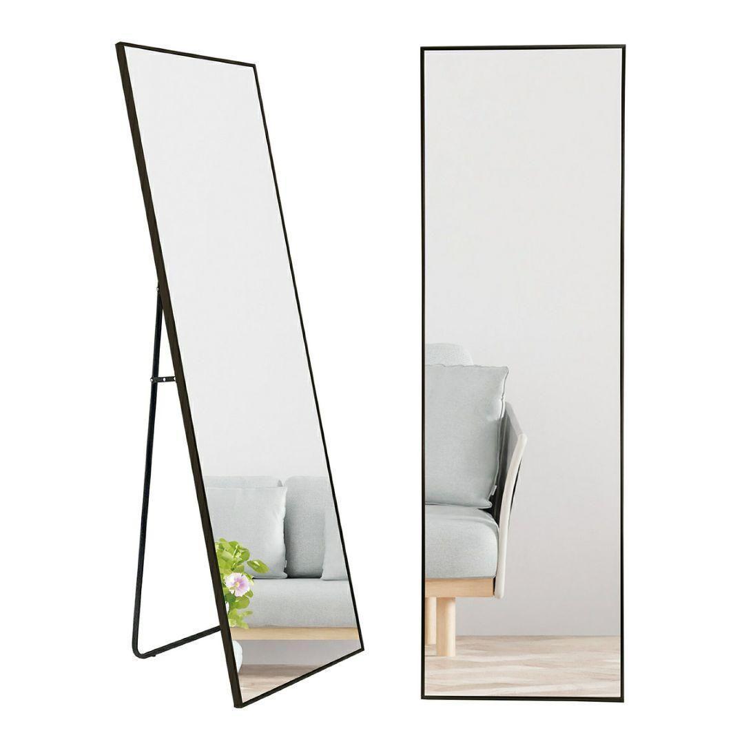 スタンド ミラー 全身鏡 160cmx50cm ゴールド 1424