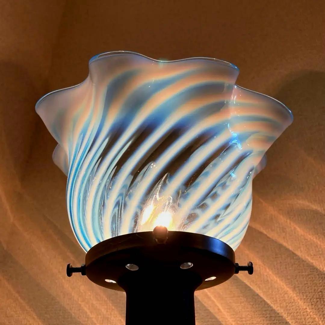 （専用）フェントン　大きなランプシェード　アンティーク　スタンドセット