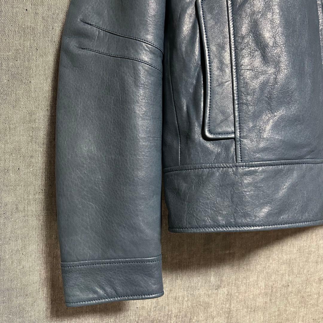 OLIVIERI オリヴィエリ　ラムレザージャケット　シングルレザージャケット