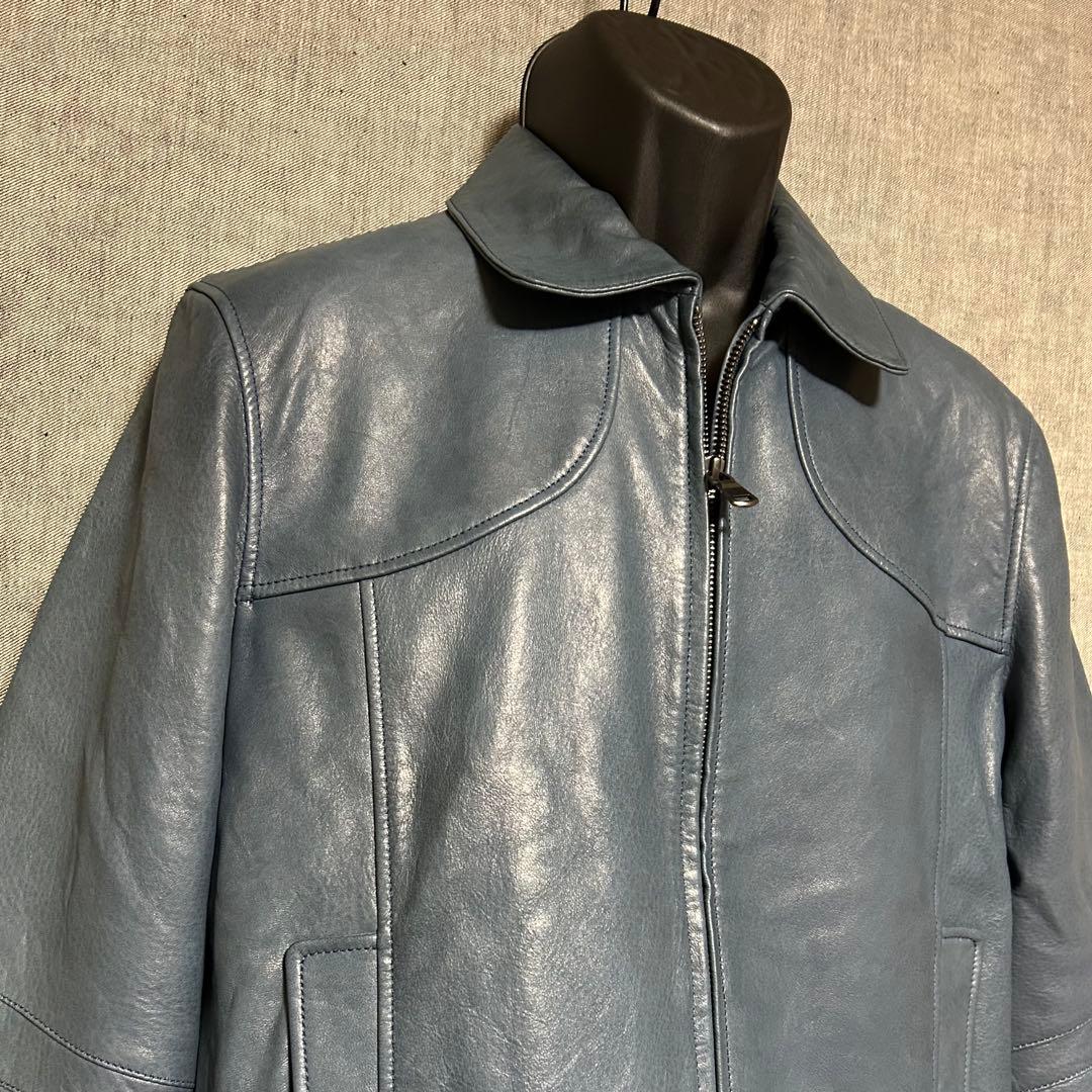 OLIVIERI オリヴィエリ　ラムレザージャケット　シングルレザージャケット