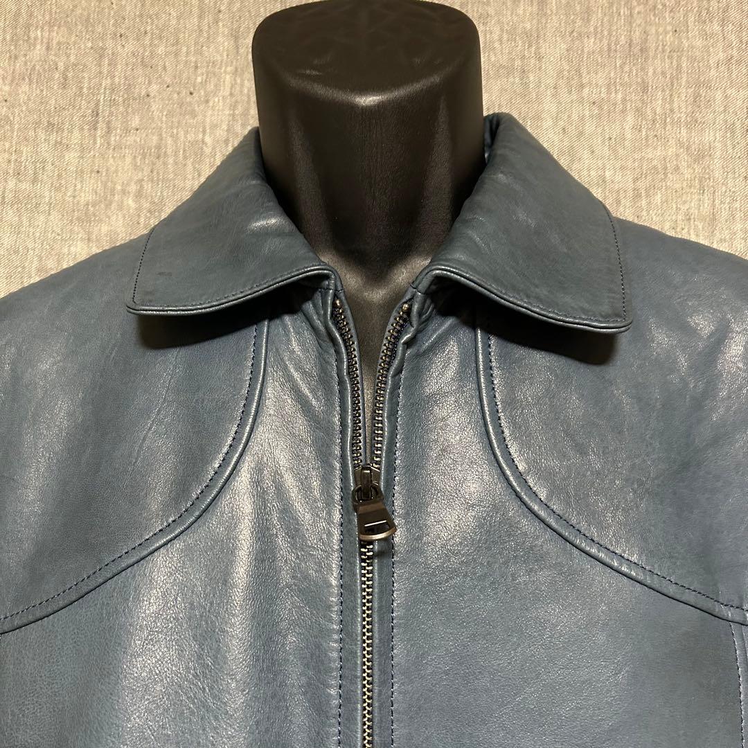 OLIVIERI オリヴィエリ　ラムレザージャケット　シングルレザージャケット