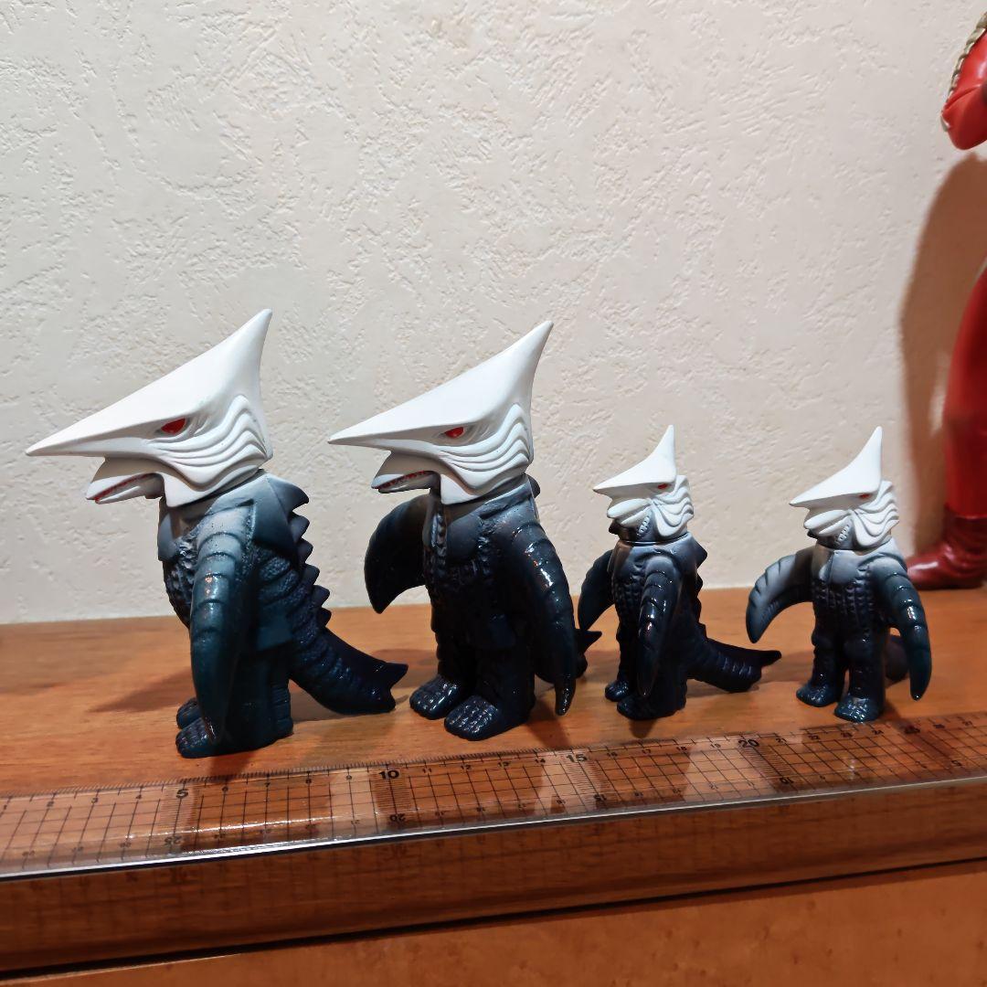 【ジグラDXミドル・ミニ４体セット】怪獣愛蔵組 ☆ガメラ☆ 希少怪獣ソフビ©大映