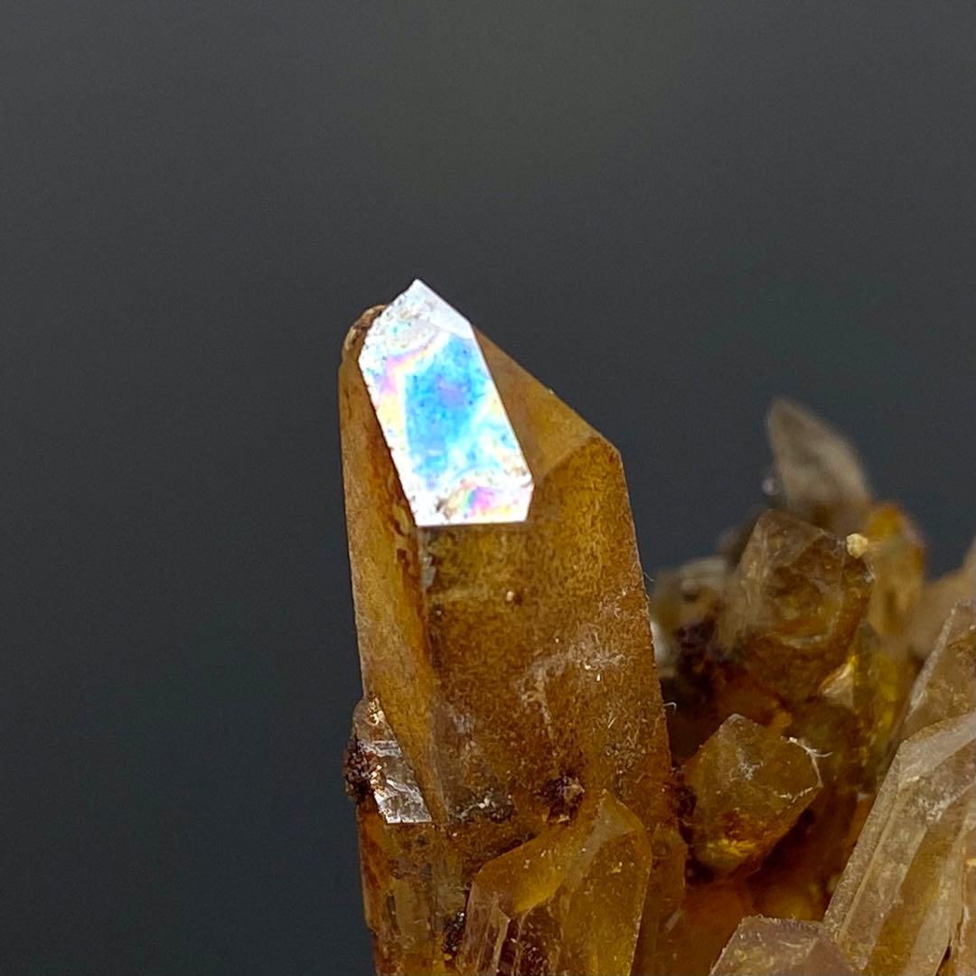 バイカラーアメシスト　リモナイト　鉱物標本　原石　天然石　ストーン　アメジスト