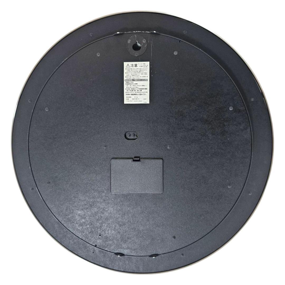 【大型55cm】CITIZEN 電波掛け時計 8MY465-0 ステンレス調②