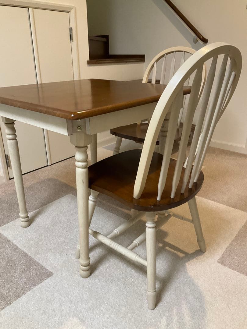 出品① マキアート　ダイニング　テーブルx1 & チェアx2 セット