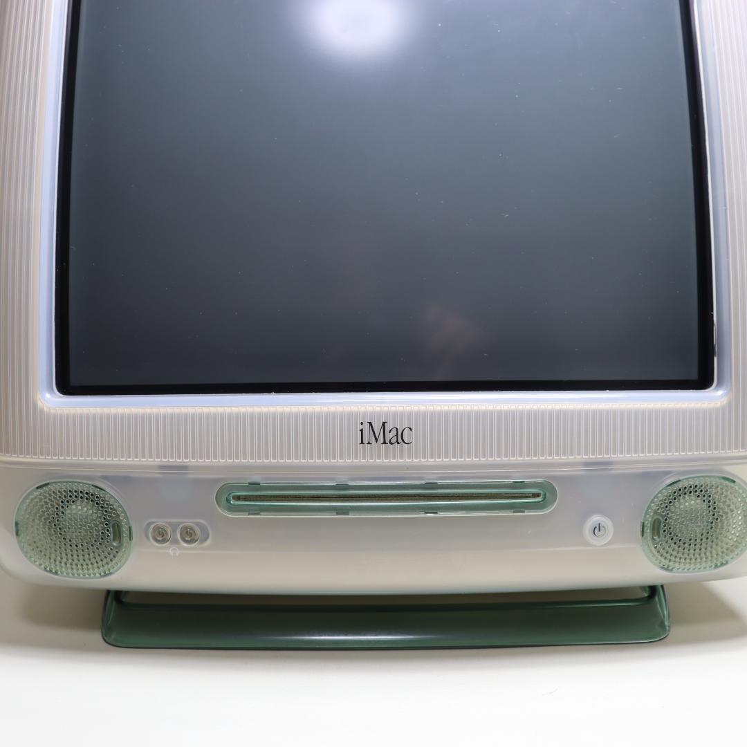 初代iMac スケルトン 電源コード ジャンクキーボード付属 　D-96