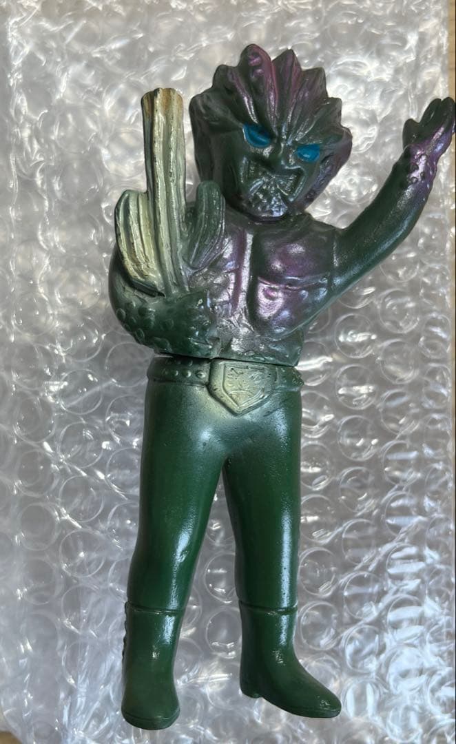 ⚠️レア　1970年　仮面ライダー　サボテグロン　ミニソフビ　旧バンダイ