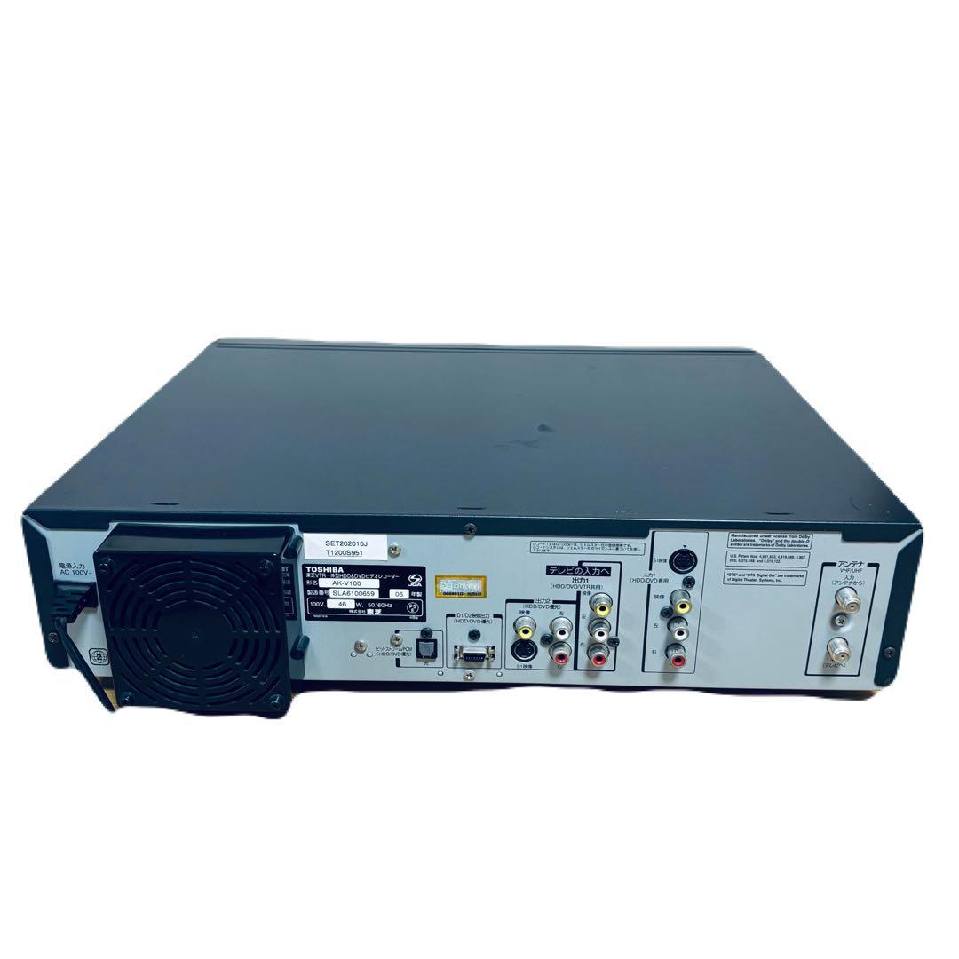 TOSHIBA AK-V100 VHS DVD ダビング 動作品 メンテナンス