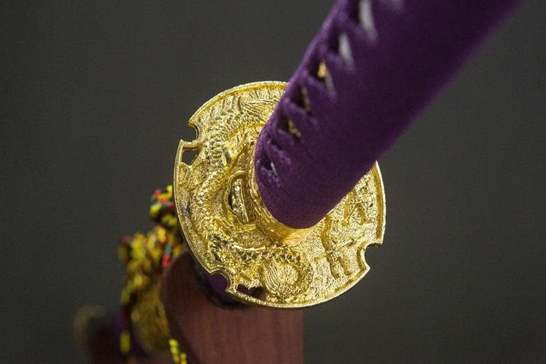 紫川太刀 日本刀 模造刀 居合刀 武士道 武蔵 鑑賞用 手鍛造打