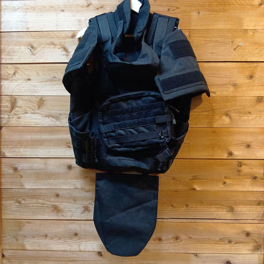 タクティカルベスト ブラック MOLLE　サバゲー用　即発送