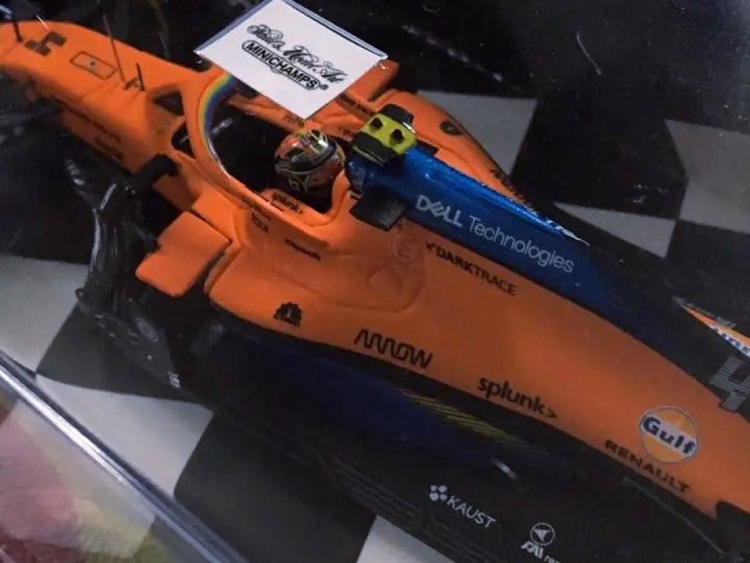 ミニチャンプス 1/43 マクラーレン MCL35 ランド・ノリス 376個限定