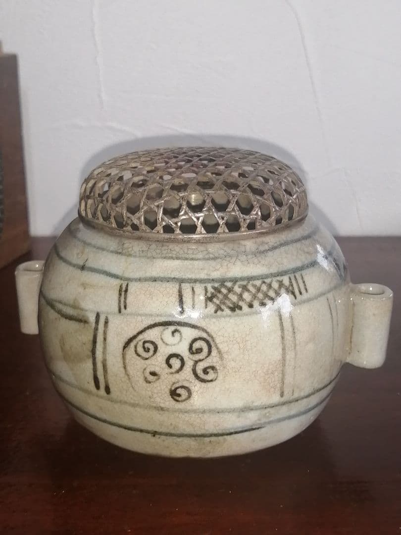 時代物 管耳 宋胡録 スンコロク 香炉