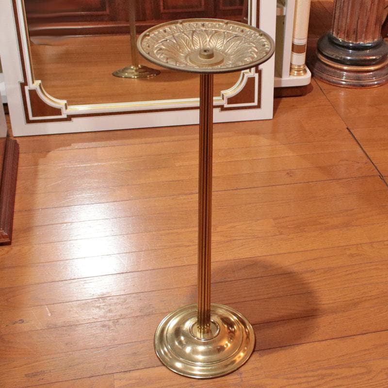 ゴールド 喫煙台 アッシュトレイ 灰皿 高さ69cm 222-1208