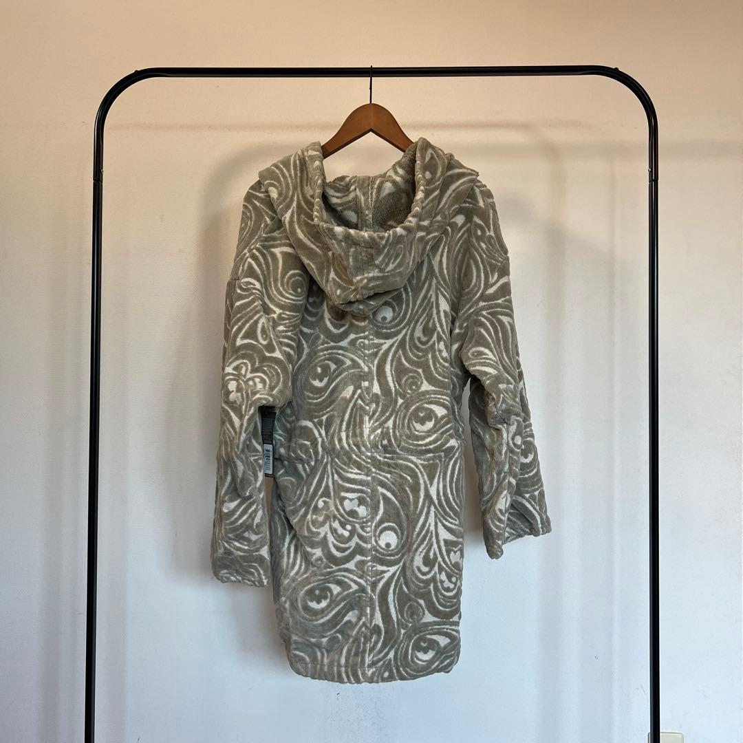 新品未使用　SEEA シーア　タオルガウン　ポンチョ　ライトグレー