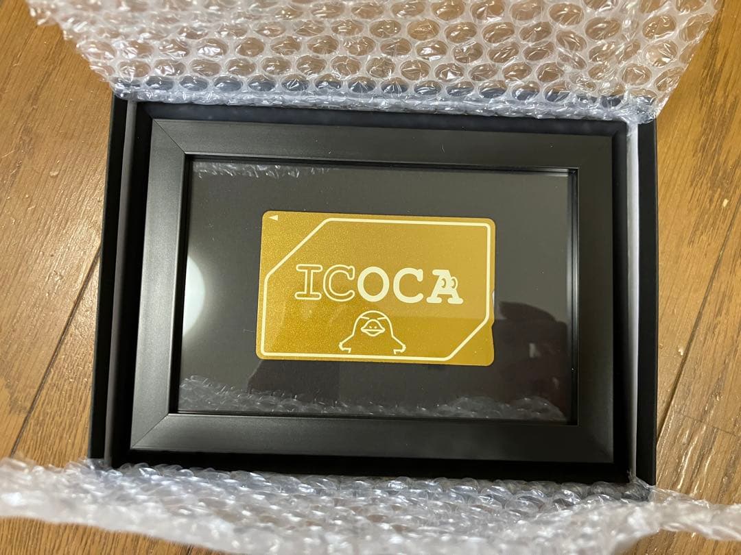 新品未使用☆黄金のICOCA☆J-WESTゴールドカード会員限定