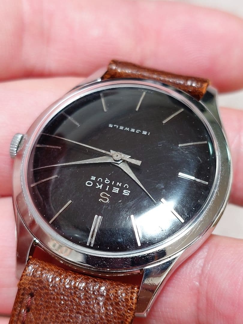 SEIKO UNIQUE （セイコー ユニーク）ミラーダイヤル 手巻き 訳あり