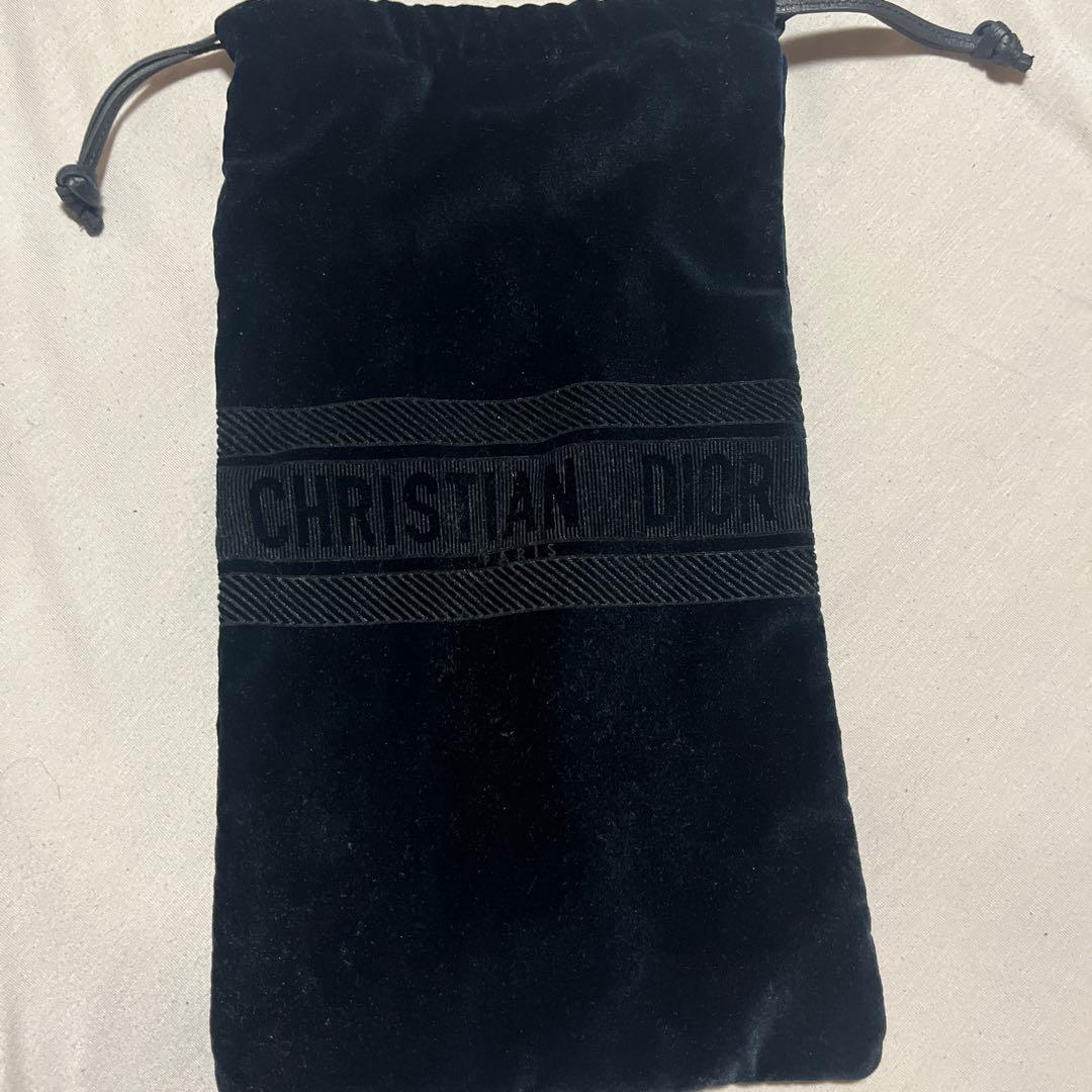 DIOR⭐︎クリスチャンディオール⭐︎ホリデー シューズ入れ　巾着袋　ベルベット素材