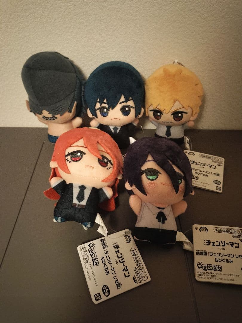 劇場版 チェンソーマン レゼ篇 ちびぐるみ 全5種　コンプリート