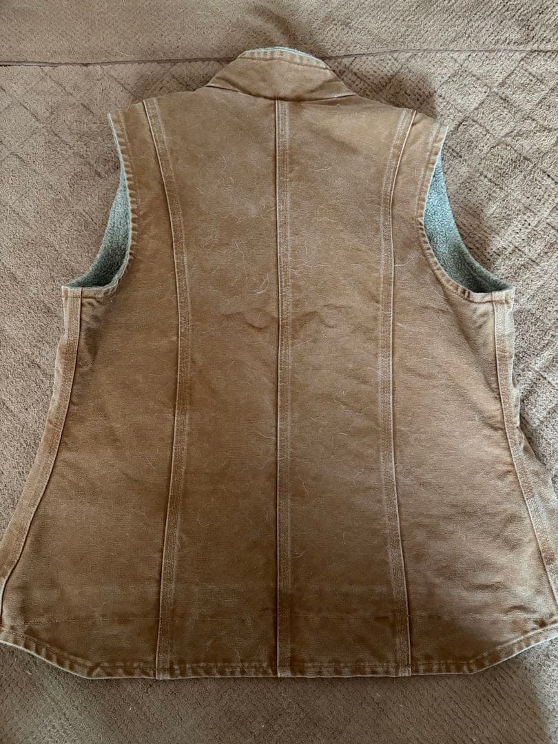 Carhartt 裏ボア ダックベスト M