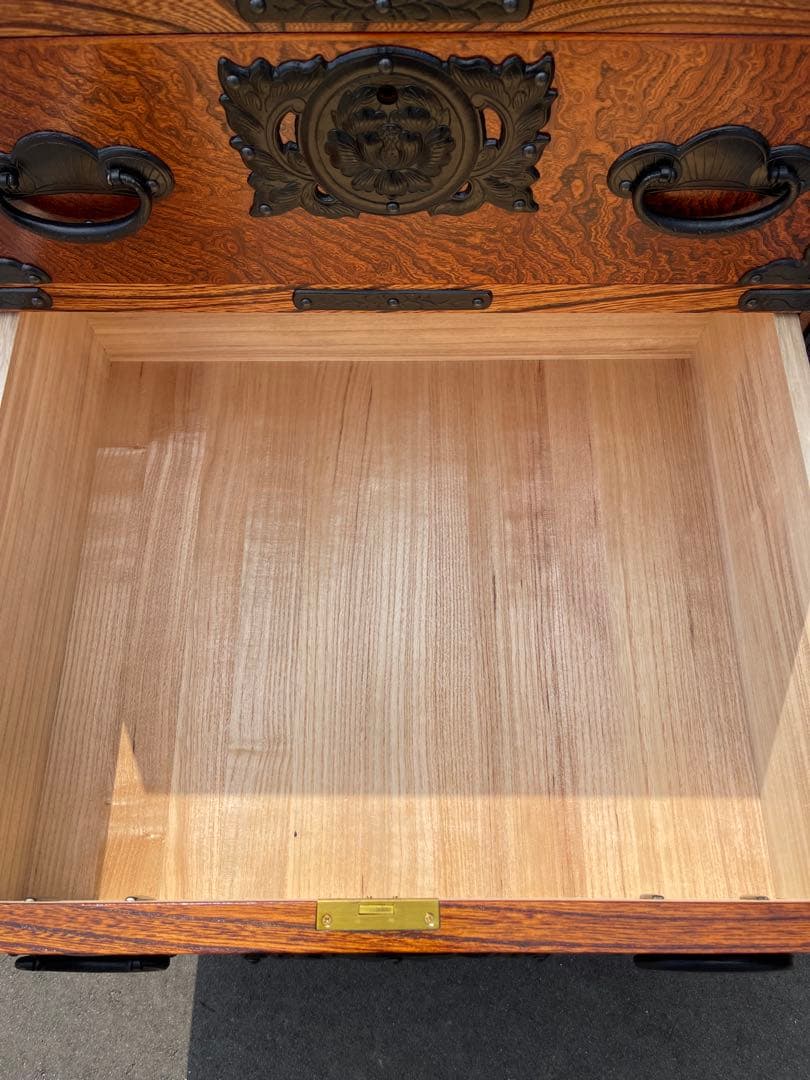 (希少品)けやき箪笥　民芸仙台タンス　工藝ギャラリー　欅