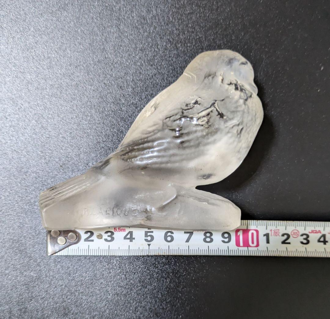 R. Lalique　ルネラリック　オブジェ　置物 インテリア　フィギュリン　雀