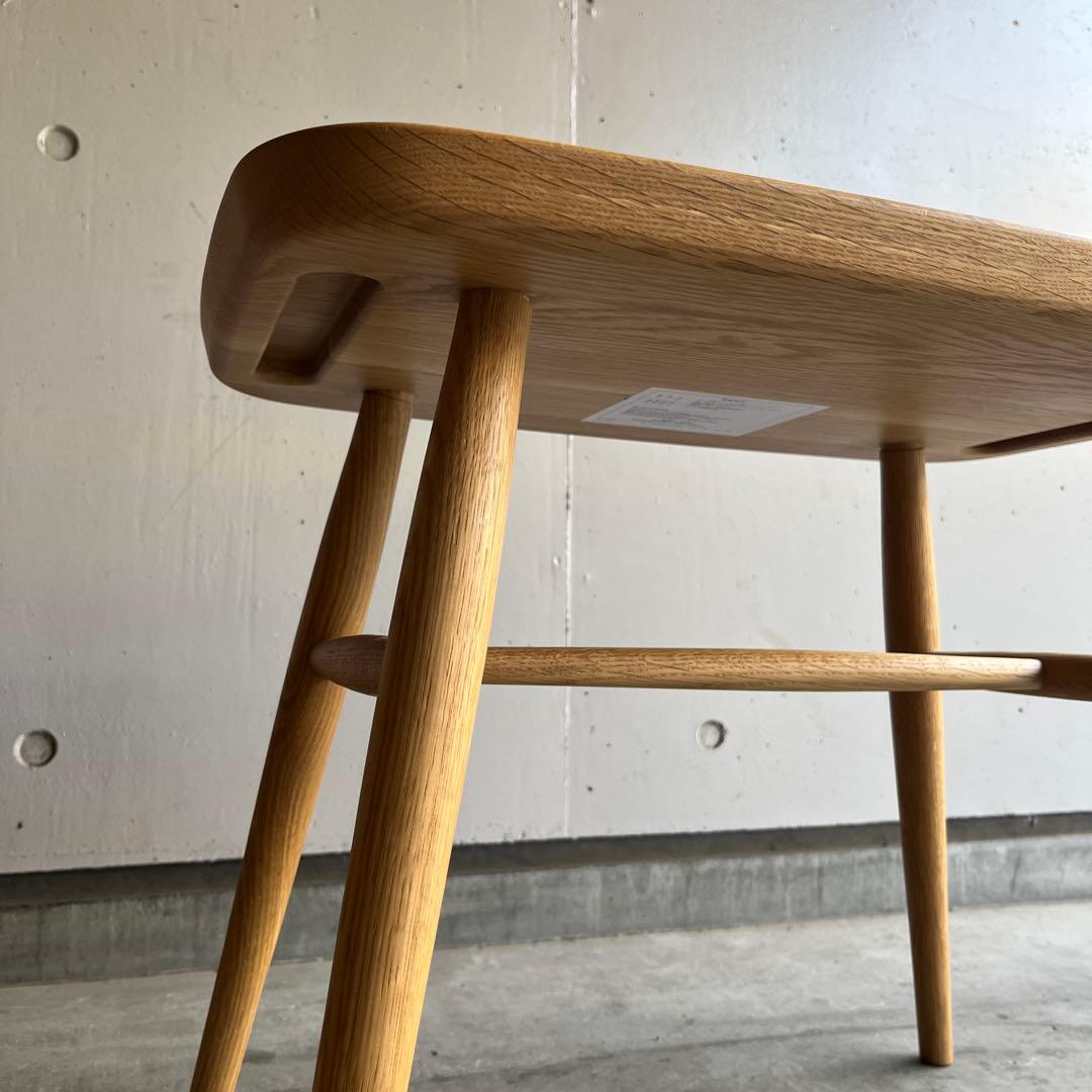 美品・廃盤希少★無印 オーク材スツール・丸脚 リアルファニチャー