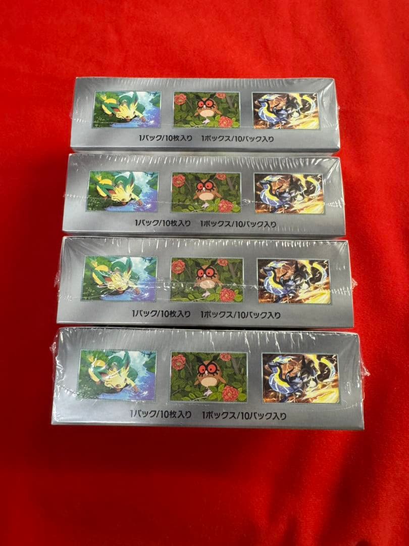 ポケモンカード テラスタルフェスEX 　シュリンク付き新品未開封4BOX