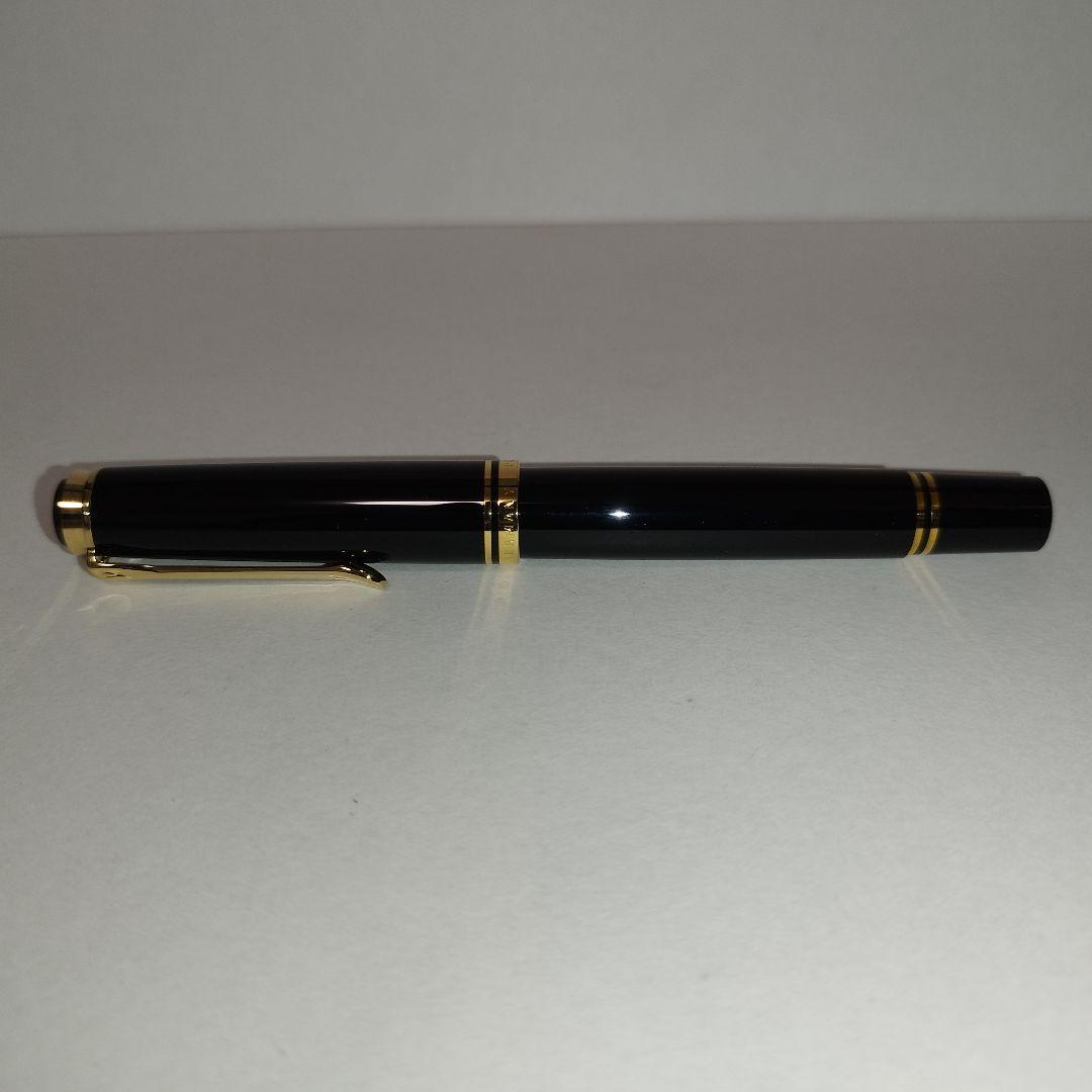【美品】Pelikan『スーベレーン M600 万年筆 ペン先F』黒×金