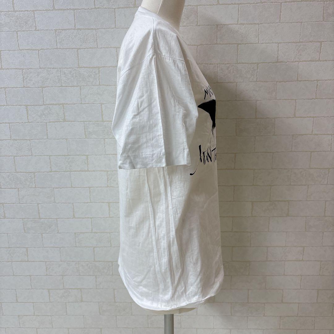 マイケルジャクソン BAD ジャパンツアー Tシャツ 白 L 87年 美品